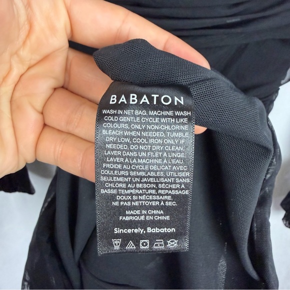 Babaton Aritzia Luxor Longsleeve Dress – Black | Size 2 - Picture 11 of 13